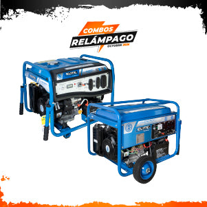 COMBO GENERADOR PORTATIL GASOLINA 9KW + GENERADOR PORTATIL GASOLINA 6.5KW