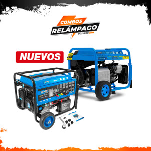 COMBO GENERADOR PORTATIL GASOLINA 11KW + GENERADOR PORTATIL GASOLINA 7,5KW