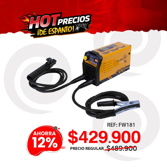 Soldador inversor FURIUS FIX 181 180A 110/220V para electrodo y TIG raspado