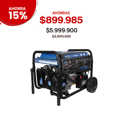 Planta eléctrica a gasolina ELITE 11.000W 120/240V 60Hz encendido eléctrico con ATS