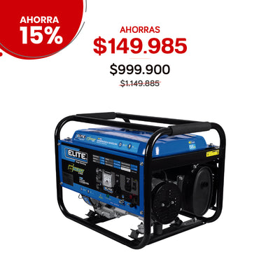 Planta eléctrica portátil a gasolina ELITE 2500W 120V 4 tiempos