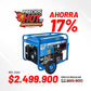 Generador eléctrico a gasolina 6.500 watts profesional ELITE