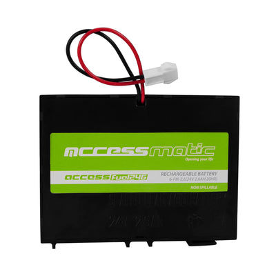 Batería de respaldo para motores levadizos o seccionales Accessmatic
