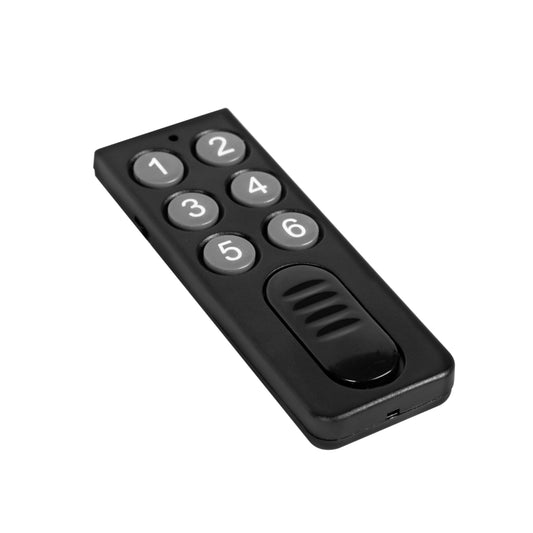 Control remoto 433MHz de 6 botones para cabezales Accessmatic
