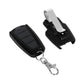Control remoto de 433MHz y 4 canales compatible con todos los motores Accessmatic. Incluye soporte de visera para el carro e interruptor de encendido. ALP4