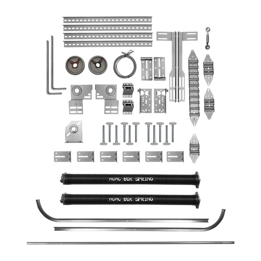 Kit de herrajes para puerta seccional de 3,66 metros de ancho x 2,44 metros de alto (12' X 8') & 160kg 352lbs. KH160K