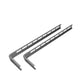 Kit de herrajes para puerta seccional de 3,05 metros de ancho x 2,14 metros de alto (10' X 7') & 60kg 132lbs. KH60K