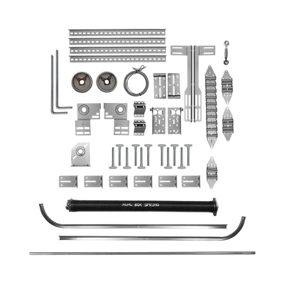 Kit de herrajes para puerta seccional de 3,66 metros de ancho x 2,44 metros de alto (12' X 8') & 80kg 176lbs. KH80K