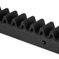 Cremallera en polímero de alta densidad con alma de acero para motores corredizos. Para puertas de máximo 1000Kg. Tramo de 1 metro. Modulo 4. 12x30. RIM41RP