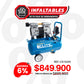 Compresor de aire ultra silencioso 1.0 Hp 24L ELITE