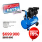 Compresor de acople directo libre de aceite 25 Lts  2.5 Hp, 125 PSI, 6,1 CFM, 110V-60Hz