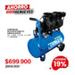 Compresor de acople directo libre de aceite 25 Lts  2.5 Hp, 125 PSI, 6,1 CFM, 110V-60Hz