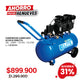 Compresor de acople directo libre de aceite 50 Lts  3.0 Hp, 125 PSI, 7.0 CFM, 110V-60Hz