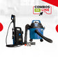 COMBO HIDROLAVADORA ELECTRICA 1500W + ASPIRADORA 2,5 GAL, 2,5 HP TANQUE
