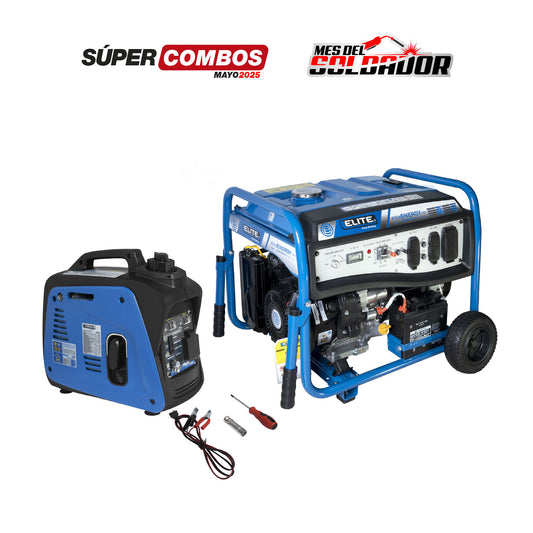 COMBO GENERADOR ELÉCTRICO A GASOLINA ENERGY 10000 - 4T + GENERADOR ELÉCTRICO A GASOLINA ENERGY 10 - 4T