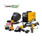 COMBO SOLDADOR INVERSOR + CARETA FOTOSENSIBLE + TALADRO PERCUTOR INALAMBRICO + ESMERILADORA ANGULAR 4 1/2 + TALADRO INALAMBRICO 3/8PUL