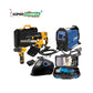 COMBO SOLDADOR INVERSOR +CARETA SOLDADURA ELECTRONICA + KIT ESMERILADORA ANGULAR +  ROTOMARTILLO INALMBRICO + TALADRO INALAMBRICO