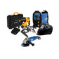 COMBO SOLDADOR INVERSOR + CARETA SOLDADURA + ESMERILADORA ANGULAR 4-1/2INCH + ROTOMARTILLO INALMBRICO 0-1000 RPM