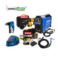 COMBO SOLDADOR INVERSOR + CARETA ELECTRONICA + ESMERILADORA ANGULAR + TALADRO PERCUTOR 1/2PUL + ROTOMARTILLO INALMBRICO 0-1000 RPM