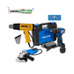 COMBO TALADRO DE IMPACTO 16V + ESMERILADORA ANGULAR 4 1/2 800W + PISTOLA DE CALOR
