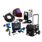 COMBO SOLDADOR INVERSOR + CARETA ELECTRONICA SOLDADURA + PULIDORA INALAMBRICA + TALADRO PERCUTOR INALAMBRICO + GENERADOR PORTATIL + ANTORCHA PARA SOLDAR