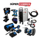COMBO SOLDADOR INVERSOR STELLARWORKS + ANTORCHA MIG  + CARETA ELECTRONICA  +  ESMERILADORA INALAMBRICA + ESMERIL DE BANCO + TALADRO DE BANCO + KIT TALADRO PERCUTOR INALAMBRICO