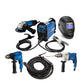 COMBO SOLDADOR INVERSOR + CARETA ELECTRONICA SOLDADURA + ESMERILADORA ANGULAR + TALADRO DE ROTACION + ANTORCHA PARA SOLDAR TIG