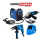 COMBO SOLDADOR INVERSOR + CARETA ELECTRONICA SOLDADURA + ESMERILADORA ANGULAR + TALADRO PERCUTOR