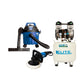 COMBO COMPRESOR DE AIRE TIPO MEDICAL +ASPIRADORA 2,5 GAL, 2,5 HP +  PULIDORA DE FELPA/POLICHADORA 7INCH 1400W