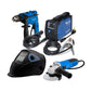 COMBO SOLDADOR INVERSOR + ESMERILADORA ANGULAR 4 1/2 800W + TALADRO PERCUTOR 1/2PUL, 750W + CARETA SOLDADURA ELECTRONICA