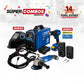 COMBO SOLDADOR INVERSOR + CARETA SOLDADURA ELECTRONICA + TALADRO DE IMPACTO INALÁMBRICO 21V + ESMERILADORA ANGULAR + CERRADURA INTELIGENTE
