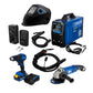 COMBO SOLDADOR INVERSOR + CARETA SOLDADURA ELECTRONICA + TALADRO DE IMPACTO INALÁMBRICO 21V + ESMERILADORA ANGULAR + CERRADURA INTELIGENTE