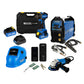 COMBO SOLDADOR INVERSOR + CARETA ELECTRONICA SOLDADURA + ESMERILADORA ANGULAR 4-1/2PUL + LLAVE DE IMPACTO INALAMBRICA 21V + CERRADURA INTELIGENTE