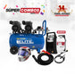 COMBO CORTADOR DE PLASMA + CARETA ELECTRONICA + COMPRESOR DE AIRE EN SERIE LIBRE