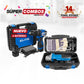 COMBO TALADRO DE IMPACTO 16V MANDRIL + KIT ESMERILADORA ANGULAR 4 1/2 800W