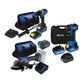 COMBO TALADRO DE IMPACTO INALAMBRICO + LLAVE DE IMPACTO INALAMBRICA 21V + ESMERILADORA INALAMBRICA + BATERIA ION DE LITHIO 40V + CARGADOR DE BATERIA 40V