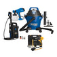 COMBO HIDROLAVADORA ELECTRICA 1500W + ASPIRADORA 5 GAL, 3,5 HP + TALADRO ATORNILLADOR INALAMBRICO + PISTOLA DE PINTURA ELECTRICA 500W