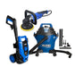 COMBO HIDROLAVADORA ELECTRICA 1700W + ASPIRADORA 5 GAL, 3,5 HP TANQUE + PULIDORA DE FELPA/POLICHADORA ELECTRICA 1300W