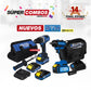COMBO LLAVE DE IMPACTO INALAMBRICA CUADRANTE + BATERÍA XTREME LI-ION 21V 2.0AH + TALADRO DE IMPACTO INALAMBRICO 21V