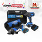 COMBO LLAVE DE IMPACTO INALAMBRIC +ESMERILADORA INALAMBRICA SIN ESCOBILLAS  + BATERIA ION DE LITHIO 40V