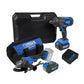 COMBO LLAVE DE IMPACTO INALAMBRIC +ESMERILADORA INALAMBRICA SIN ESCOBILLAS  + BATERIA ION DE LITHIO 40V