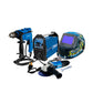 COMBO SOLDADOR INVERSOR ELITE ARC 160XP + CARETA ELECTRONICA SOLDADURA ELITE + ESMERILADORA ANGULAR + TALADRO PERCUTOR