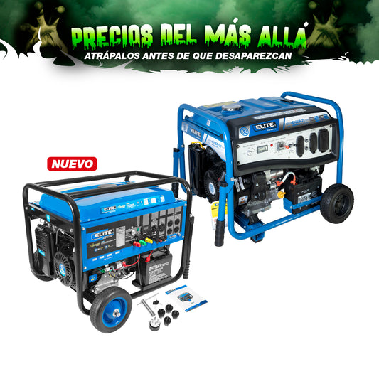 COMBO GENERADOR PORTATIL GASOLINA 7,5KW + GENERADOR PORTATIL GASOLINA 9KW