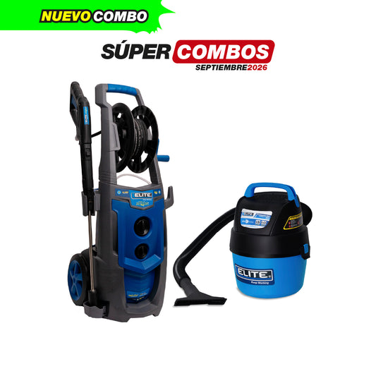 COMBO HIDROLAVADORA ELECTRICA + ASPIRADORA