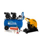 COMBO COMPRESOR DE AIRE EN SERIE LIBRE DE ACEITE 50L + TRONZADORA 2500w 4.000 RPM CON MANGO ENCAUCHETADO + KIT DE ACCESORIOS 20 PCS PARA COMPRESOR