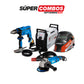COMBO SOLDADOR INVERSOR + CARETA PARA SOLDAR SKYVIEW 610 + TALADRO PERCUTOR 1/2PUL + ESMERILADORA ANGULAR