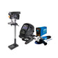 COMBO TALADRO DE ARBOL 550W + SOLDADOR INVERSOR + CARETA ELECTRONICA SOLDADURA + ESMERILADORA ANGULAR