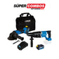 COMBO ROTOMARTILLO INALAMBRICO SIN ESCOBILLAS + PULIDORA INALAMBRICA BRUSHLESS 5PUL + BATERIA ION DE LITHIO 20V
