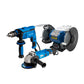 COMBO ESMERIL DE BANCO 8INCH 3/4HP + ESMERILADORA ANGULAR 4-1/2INCH 1200W + TALADRO PERCUTOR 1/2PUL