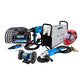 COMBO SOLDADOR + CARETA ELECTRONICA + ESMERILADORA ANGULAR DE 9 + TALADRO PERCUTOR 1/2PUL + ESMERIL DE BANCO + MOTO TOOL 180W